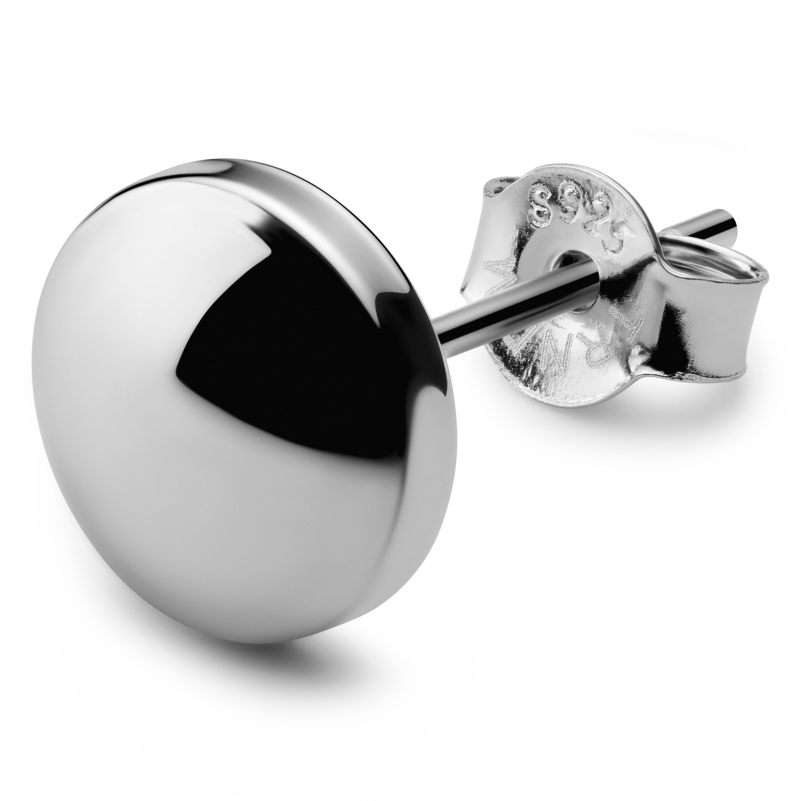 silver stud earrings