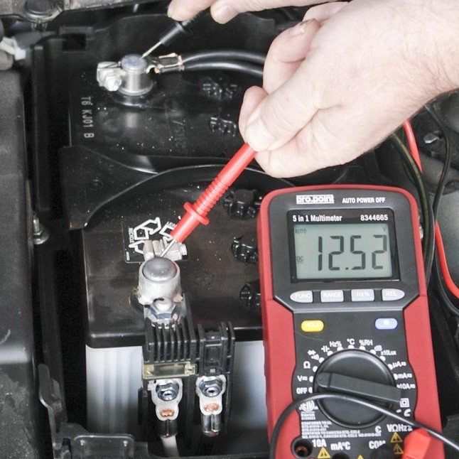 how to check car battery