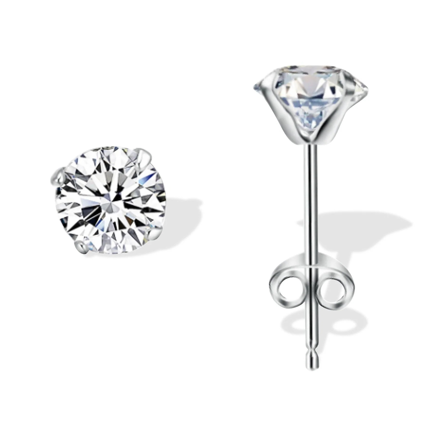 silver stud earrings