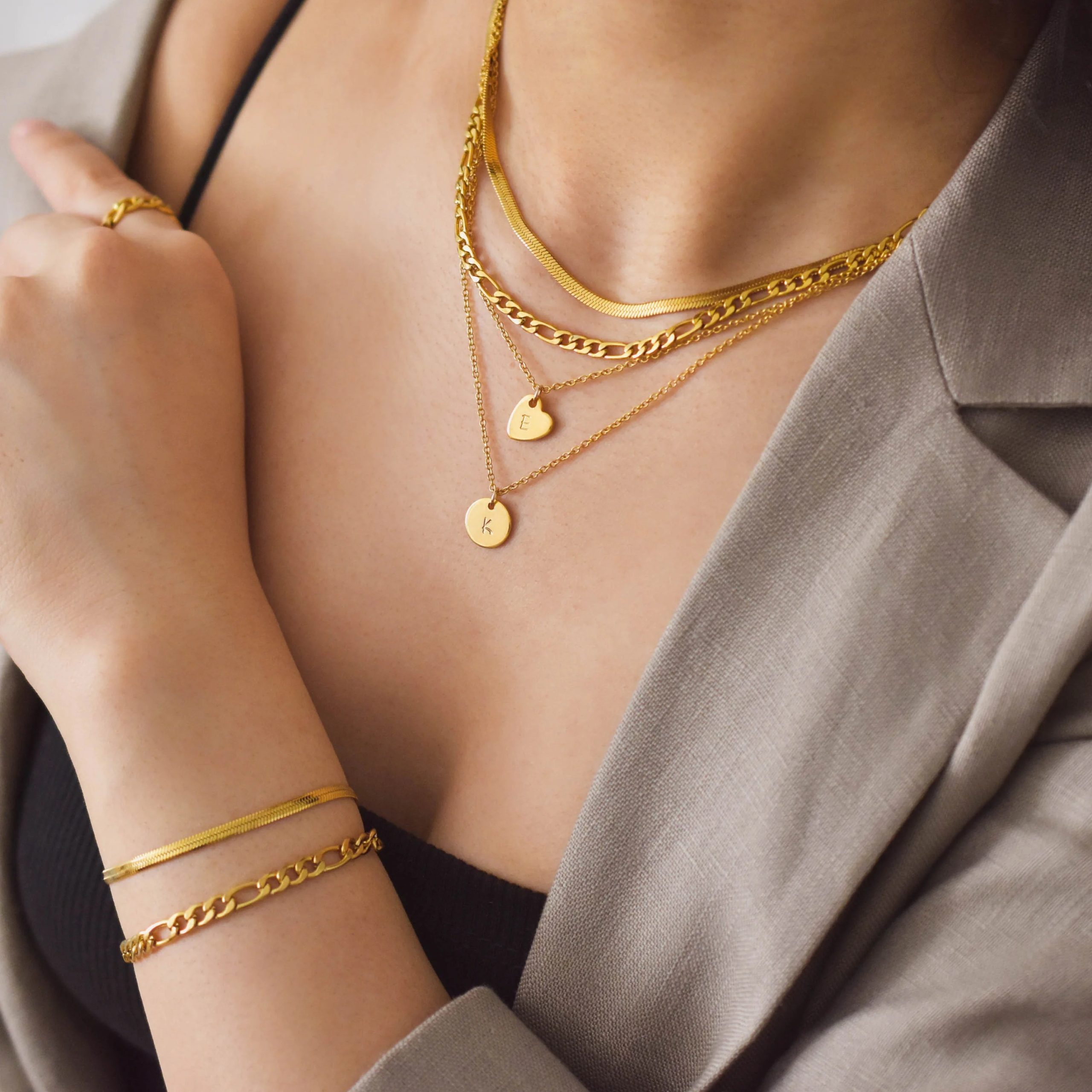 gold choker