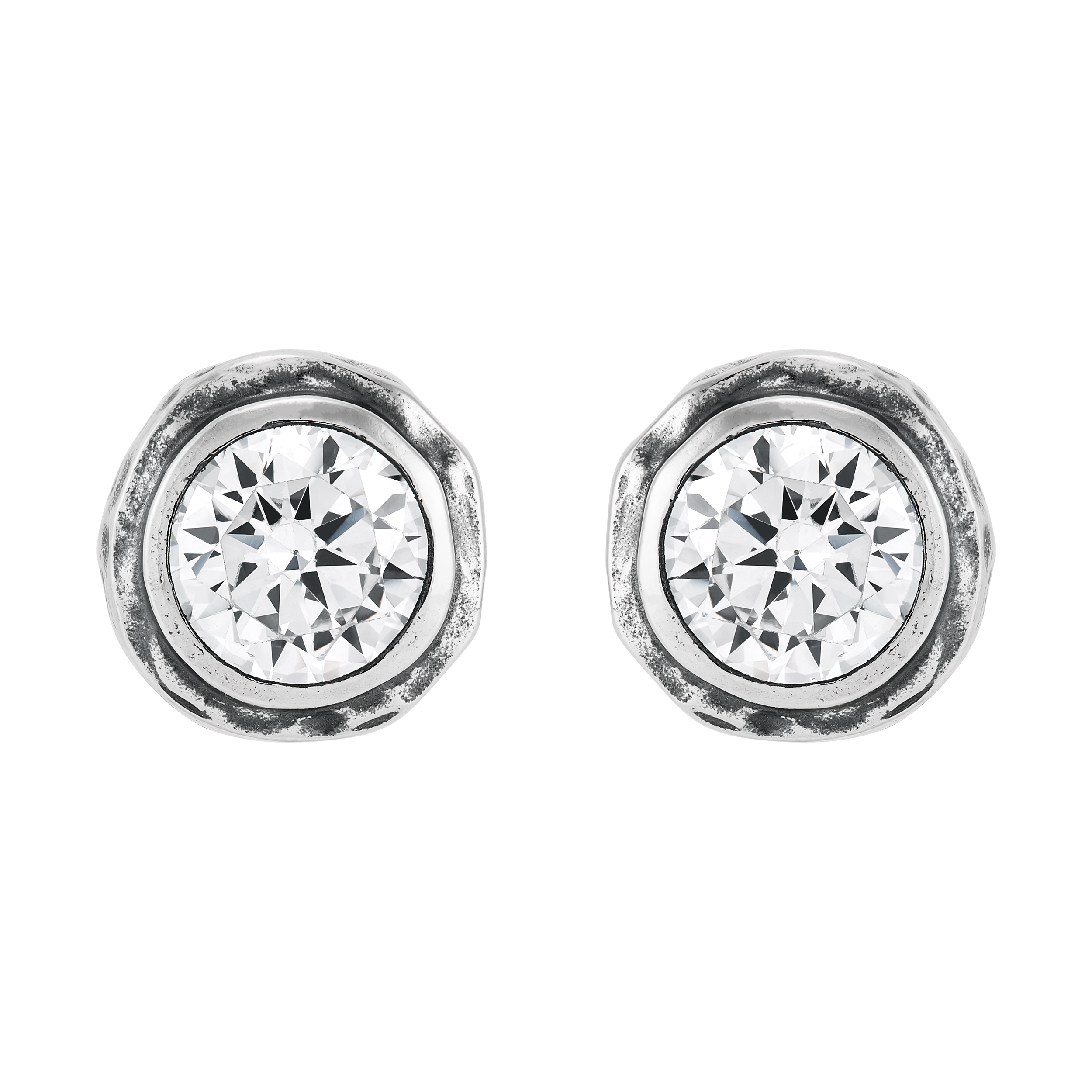 silver stud earrings