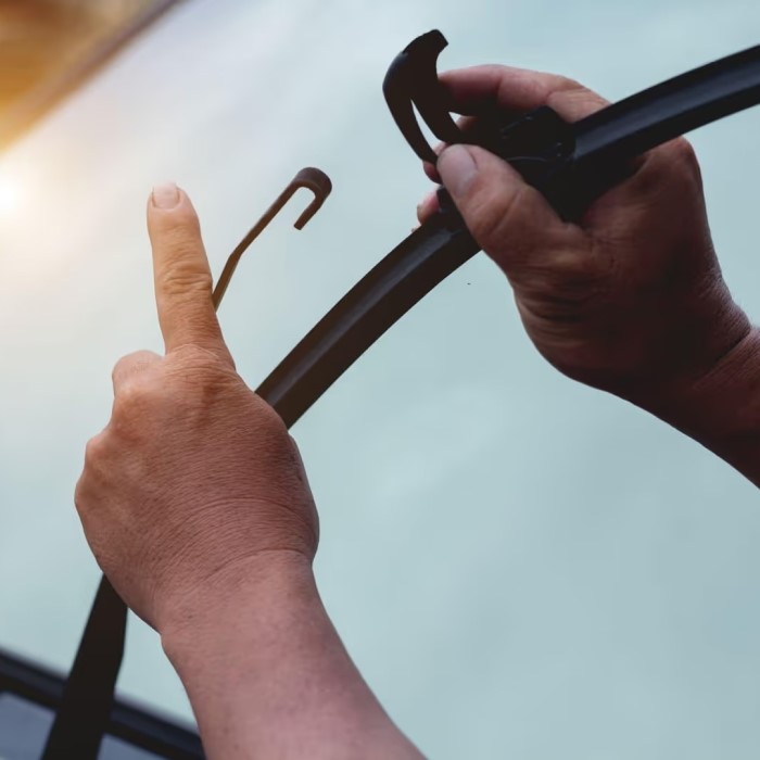 change wiper blades