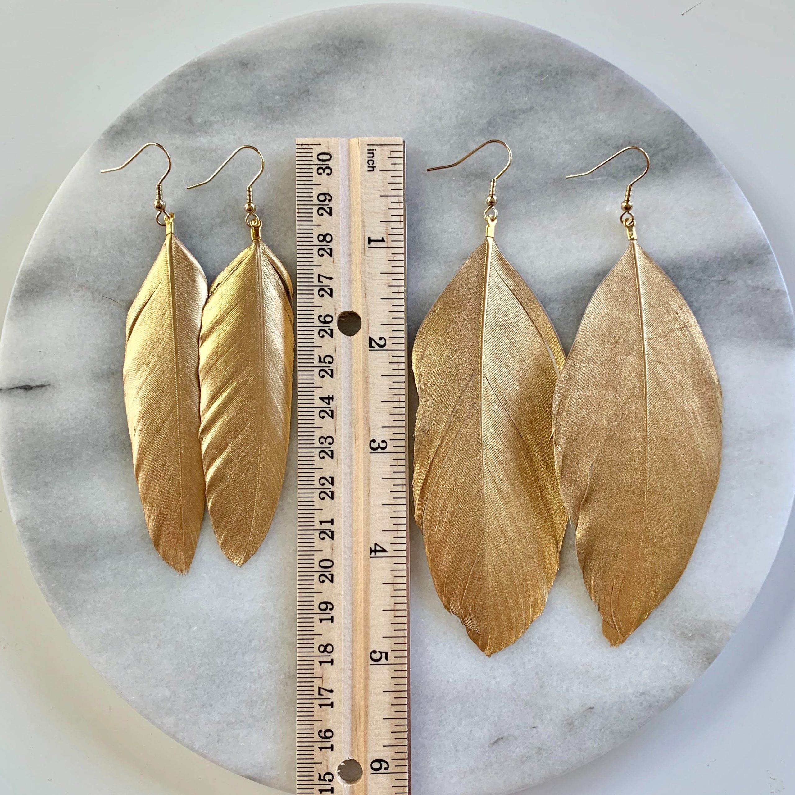 feather earrings
