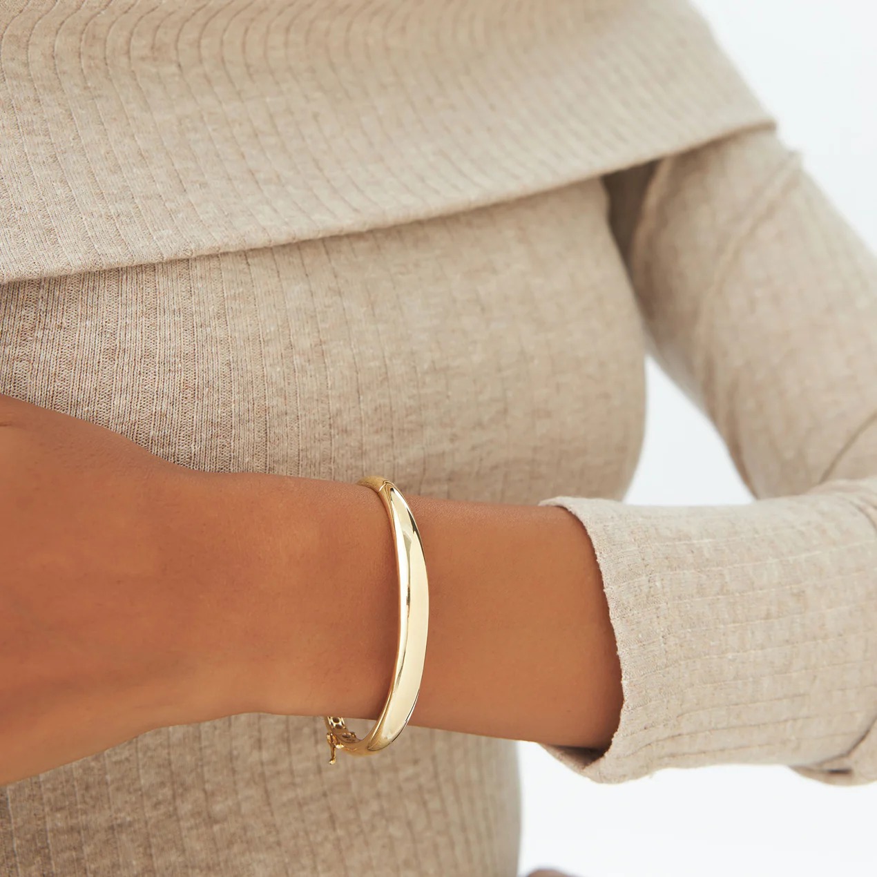 plain gold bangle