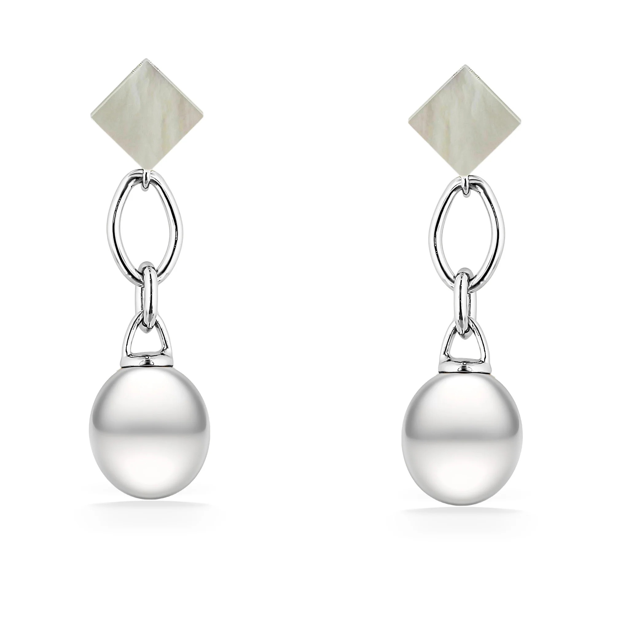silver dangle earrings