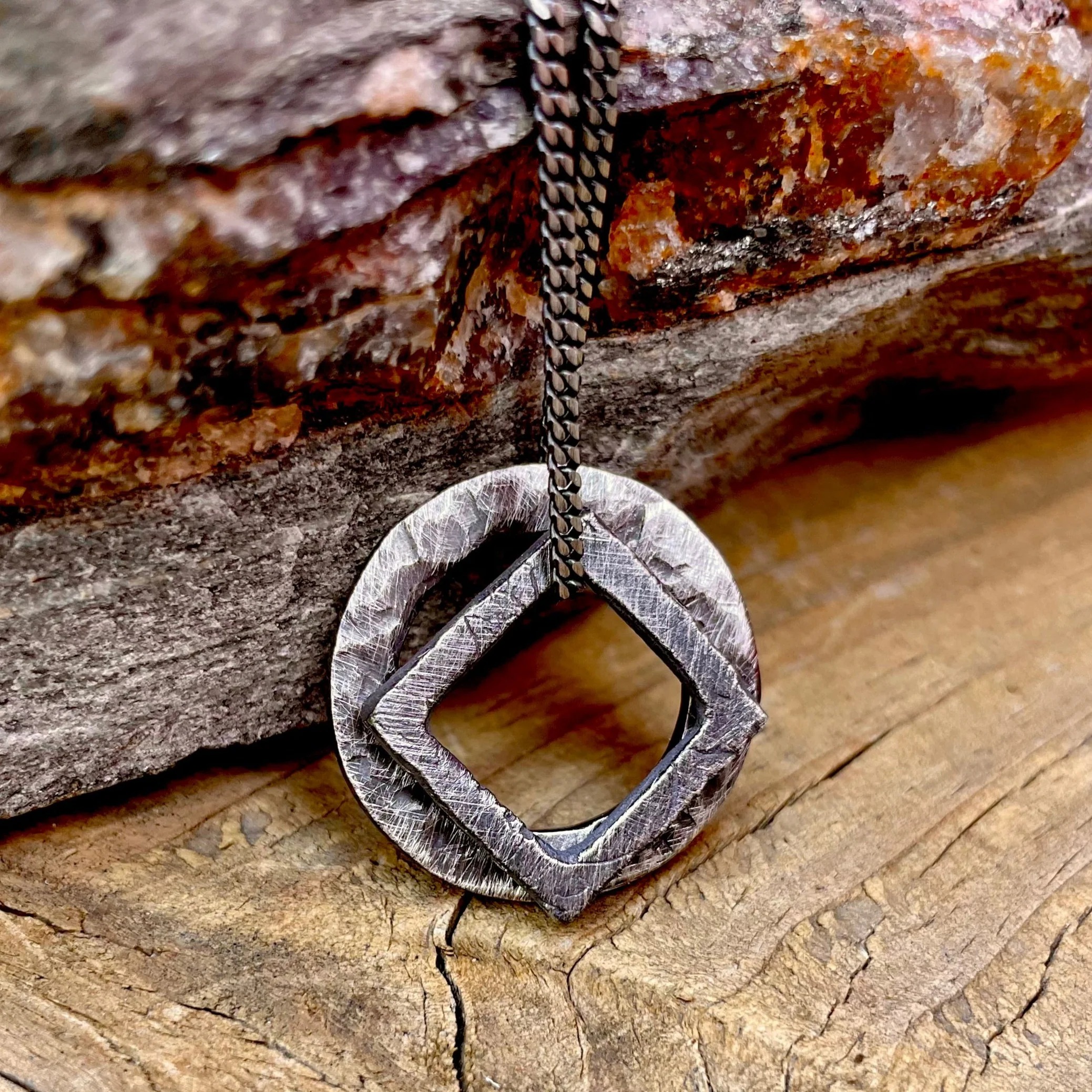 mens silver pendant
