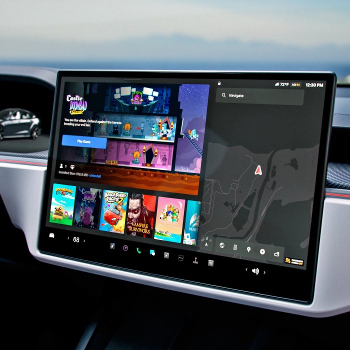 tesla tablet