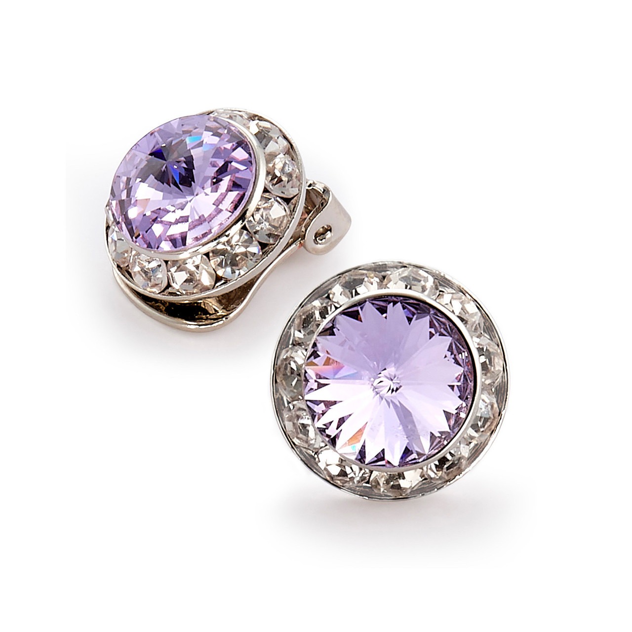 purple earrings