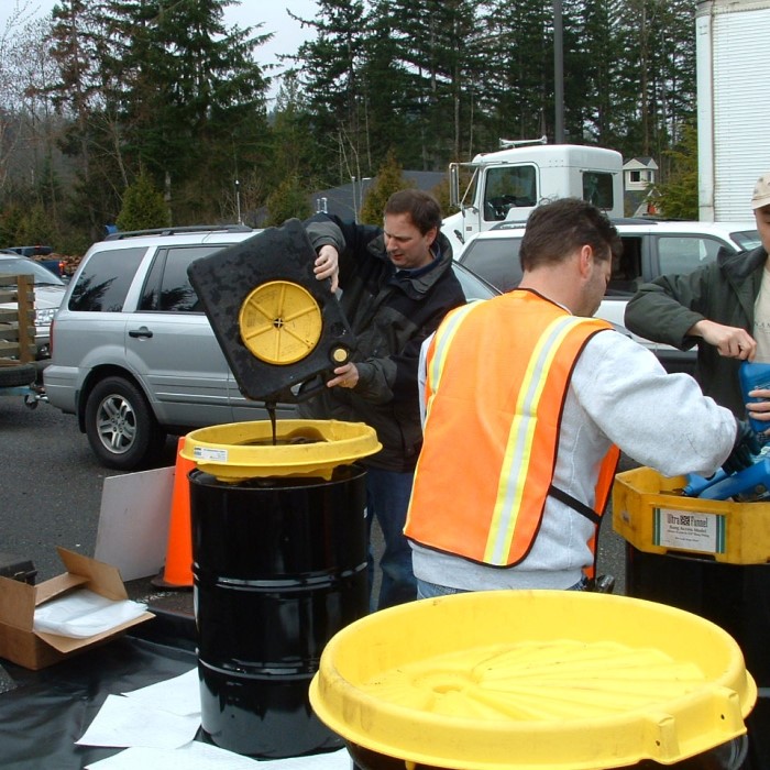 how to dispose of car oil