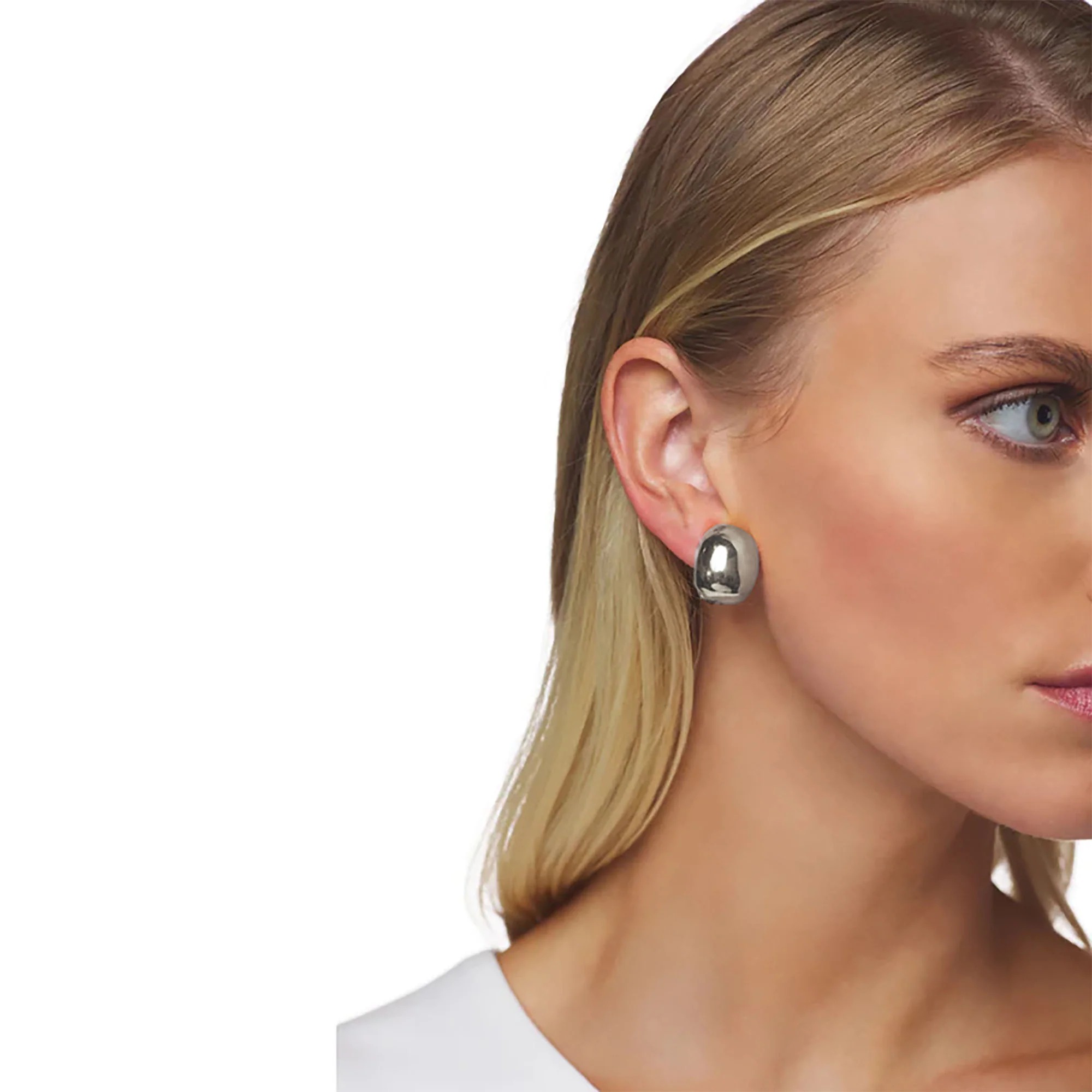 chunky hoop earrings