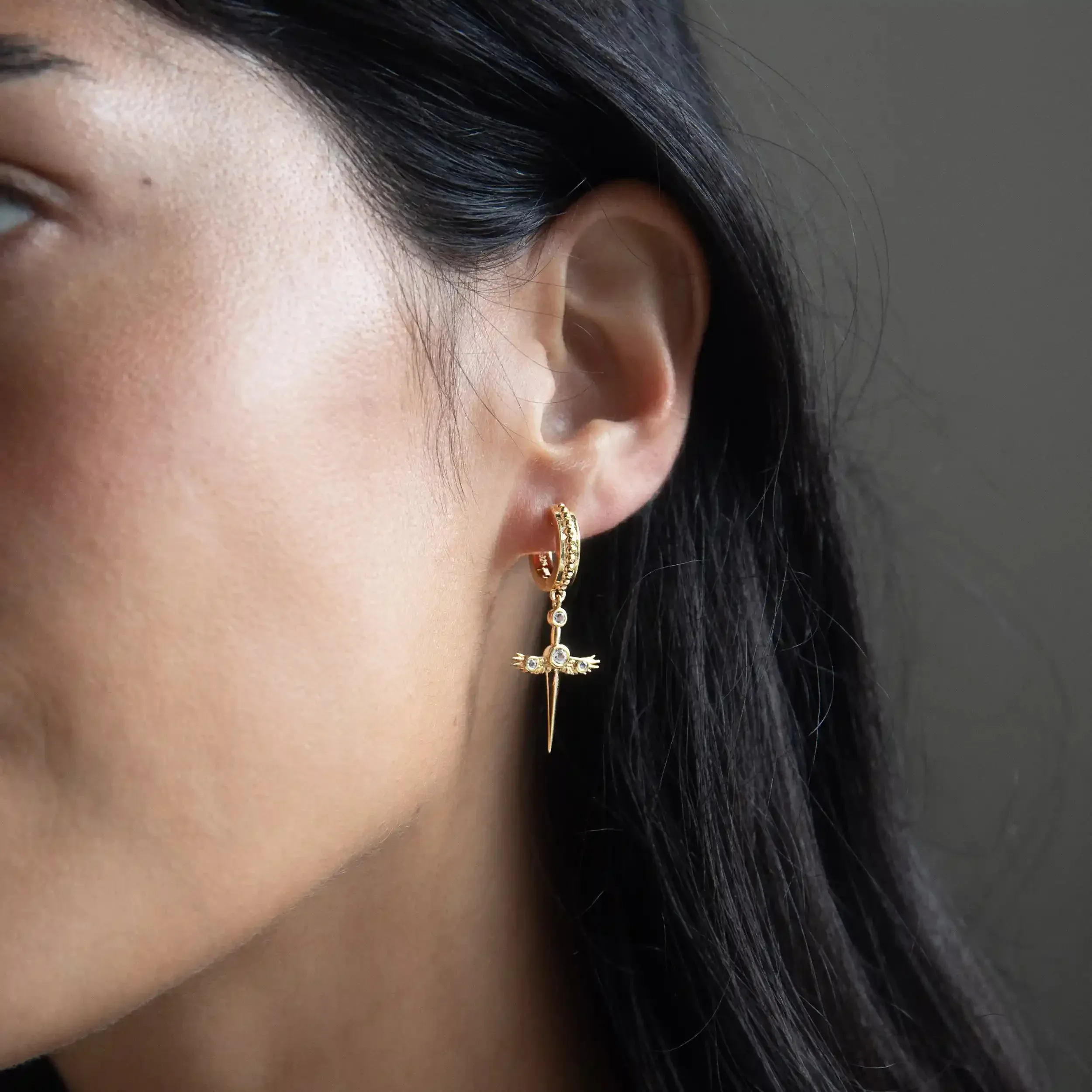 sword earrings