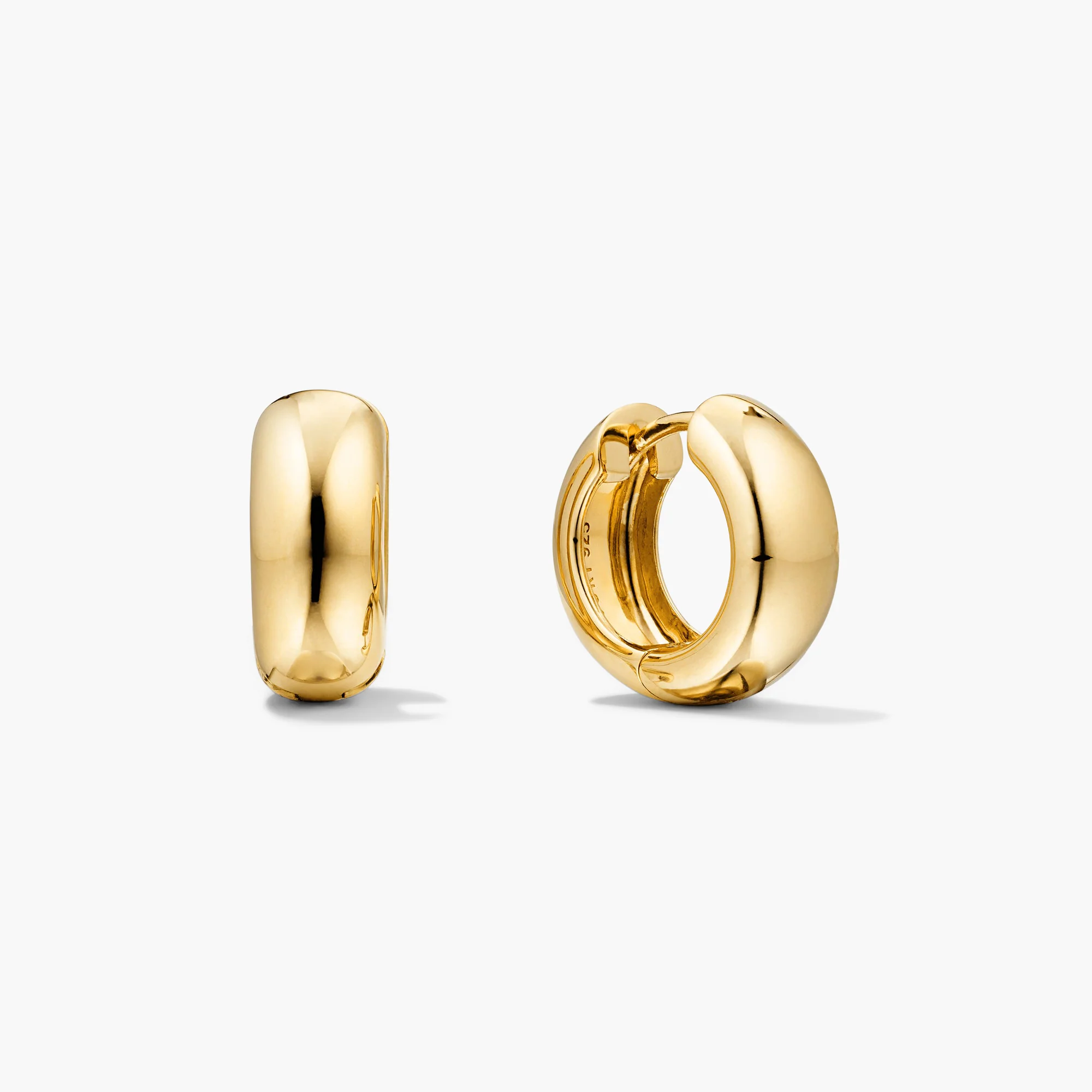 chunky gold earrings