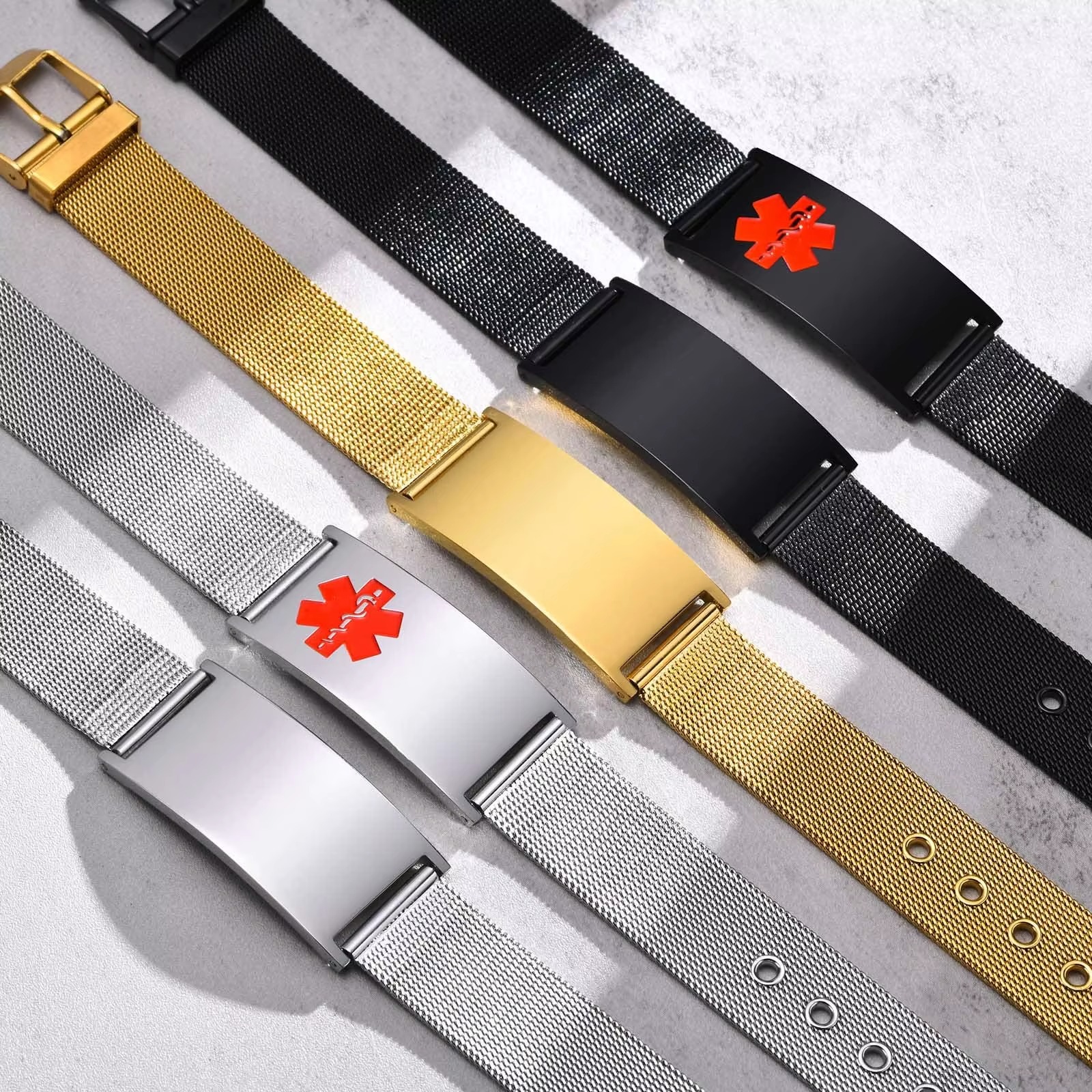 medical id bracelets for men