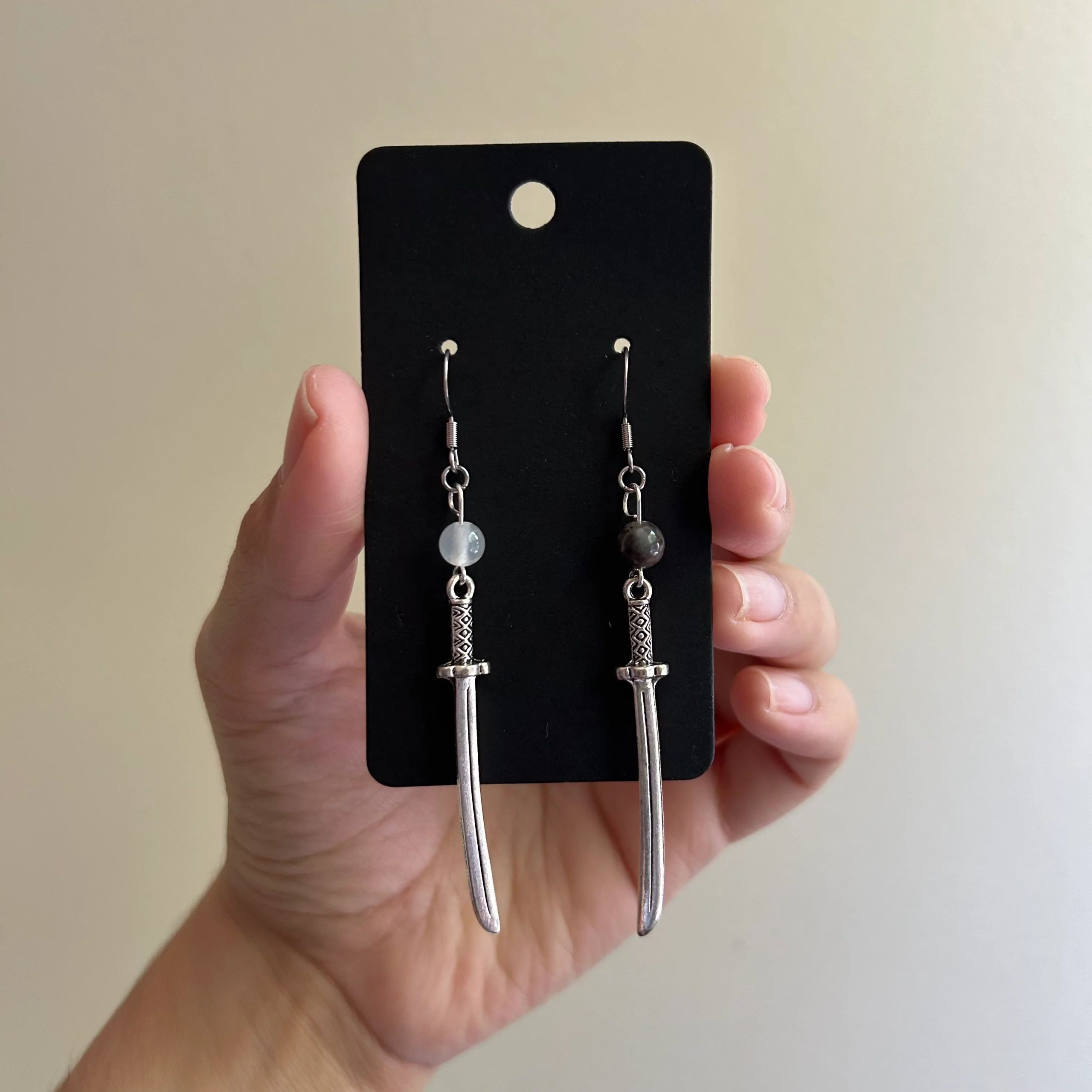 sword earrings