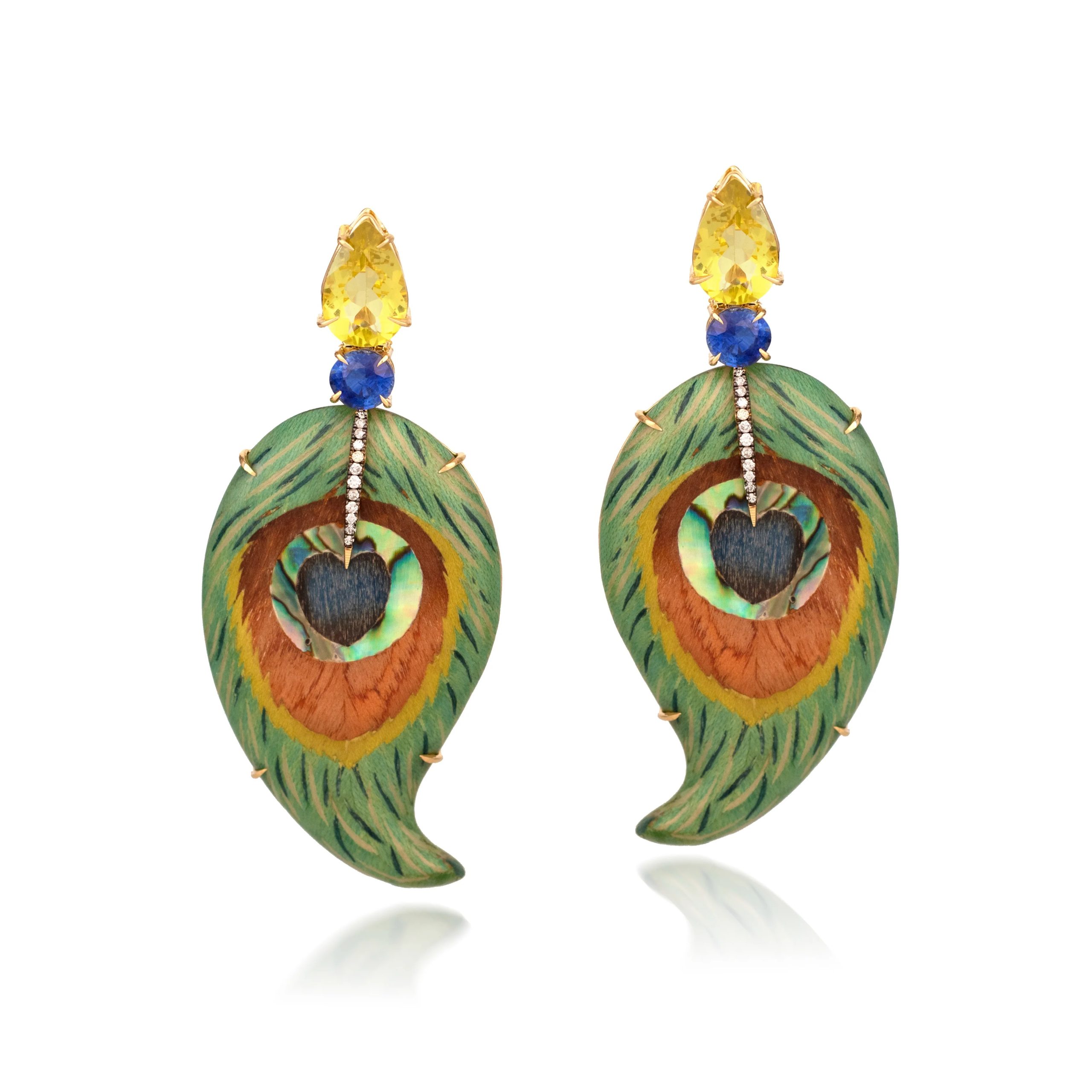 feather earrings