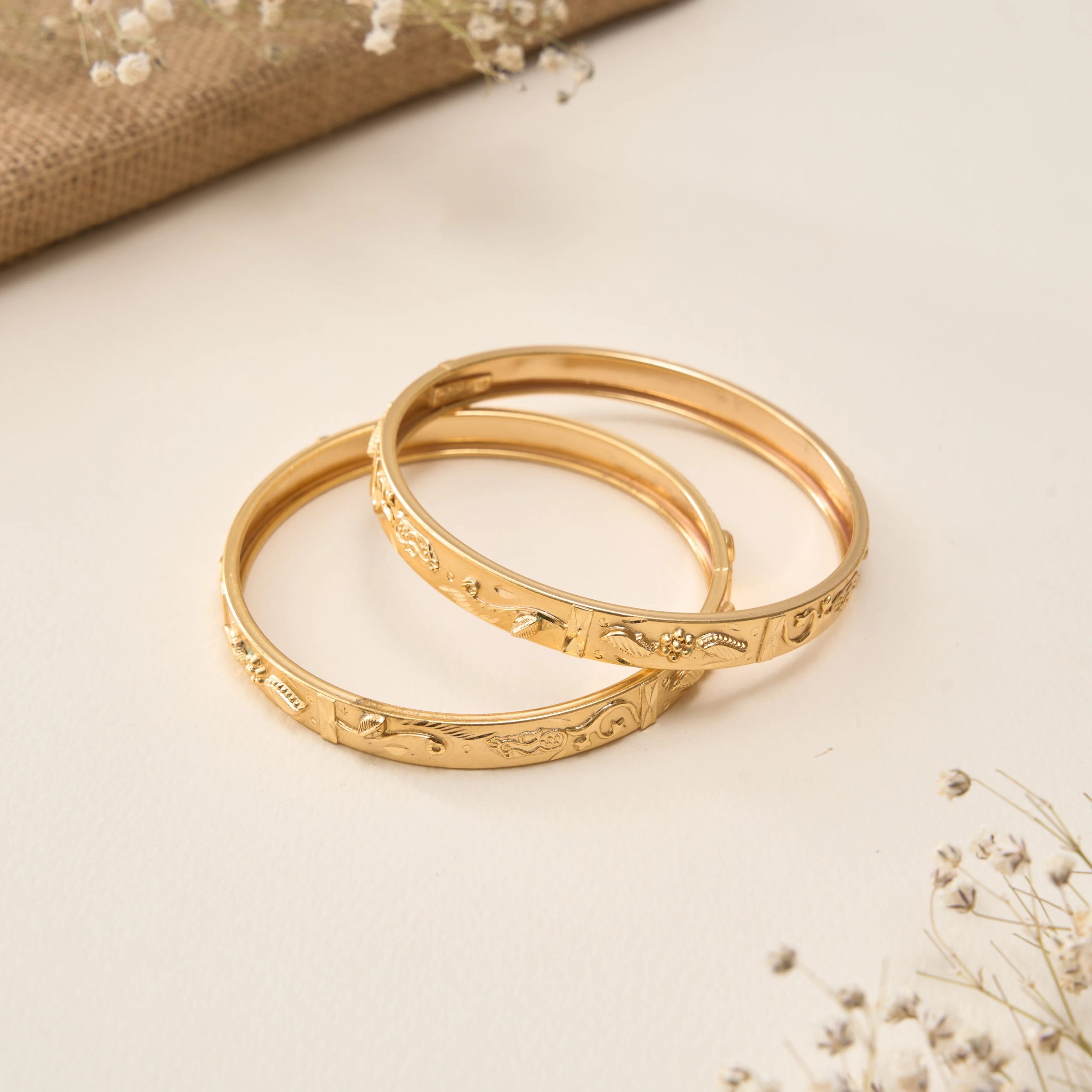 gold and silver bangle