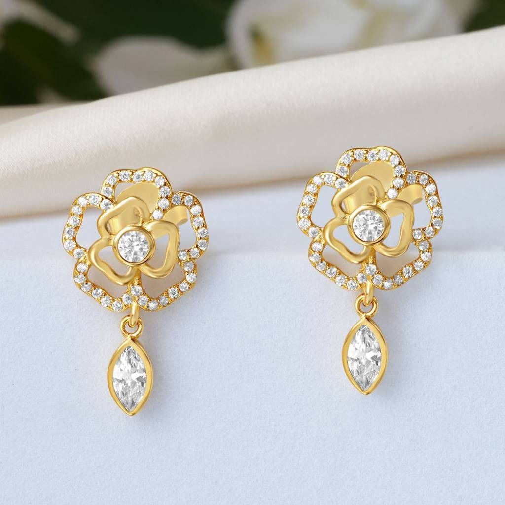 gold plated earrings