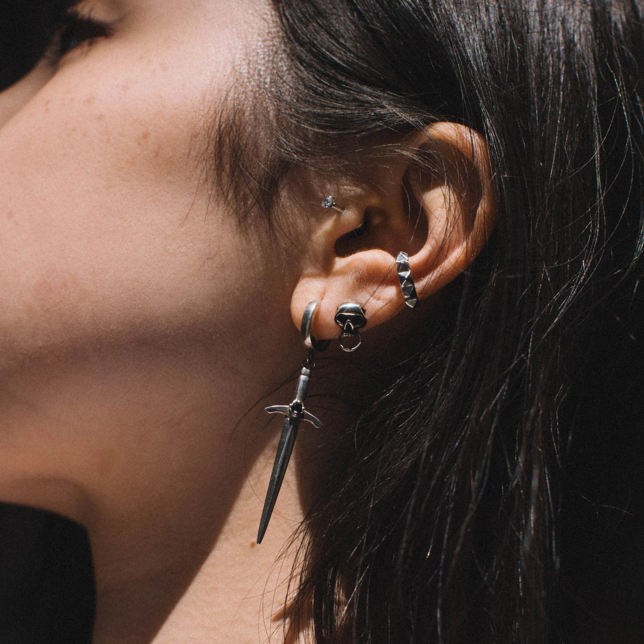 sword earrings