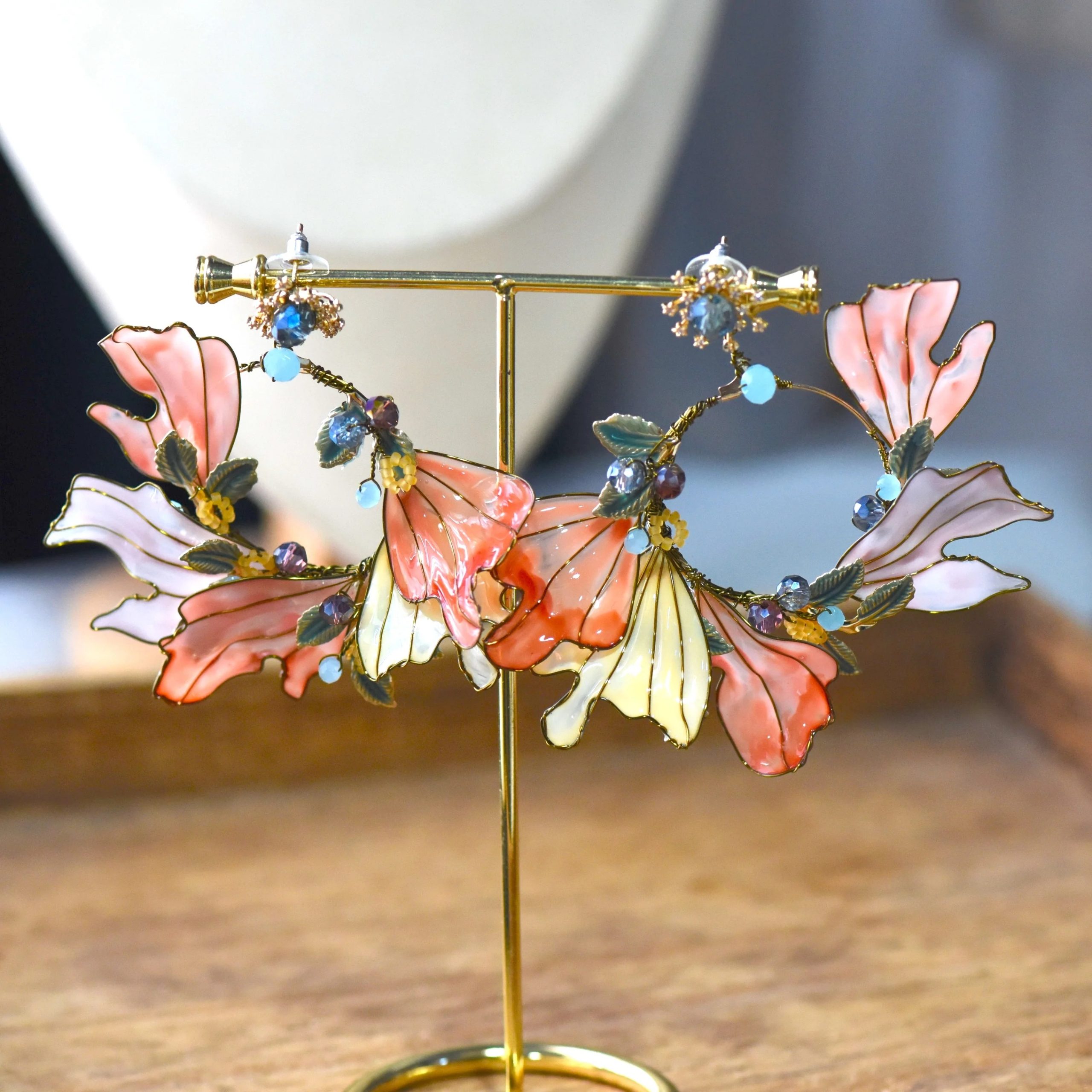 resin earrings