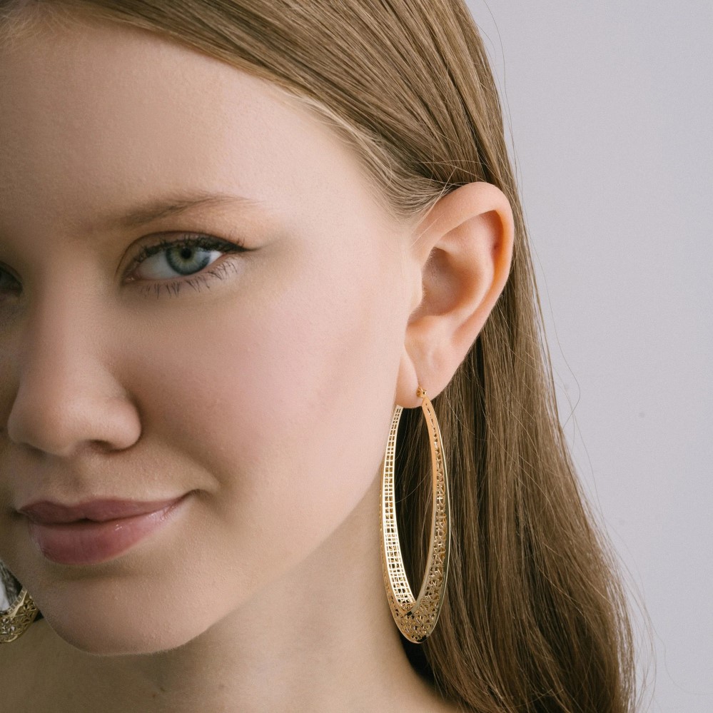 big earrings