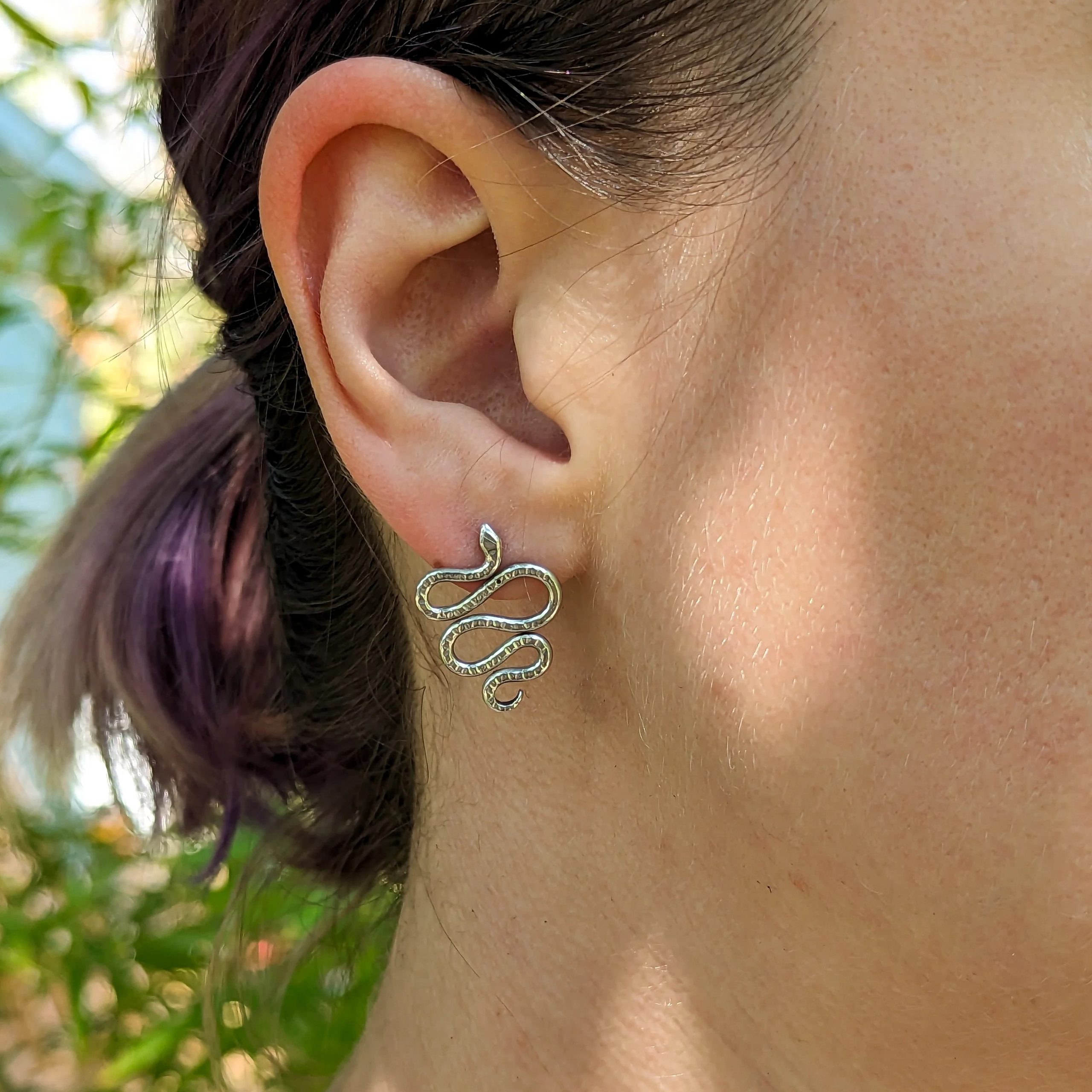 snake earrings
