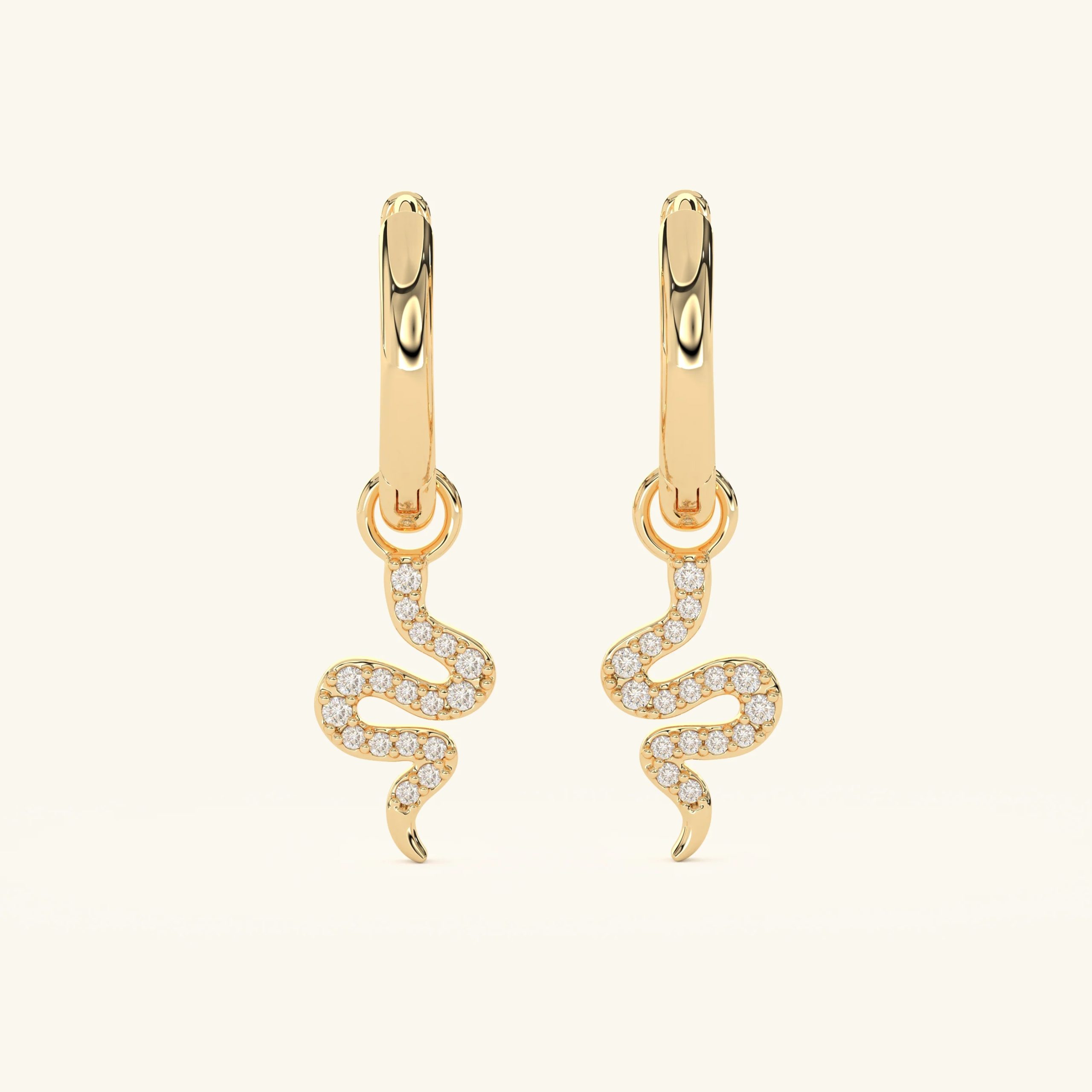 snake earrings