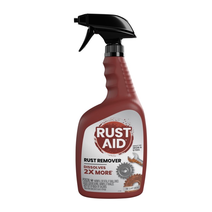 rust remover spray