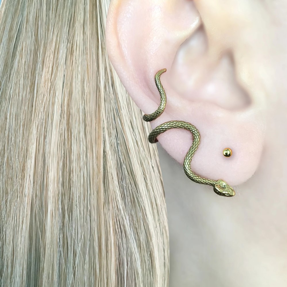 snake earrings