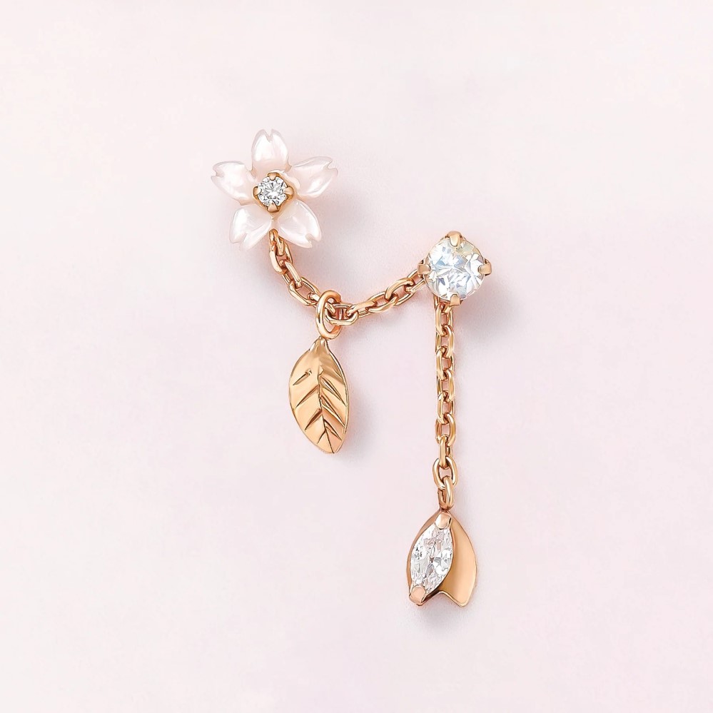 double piercing earrings