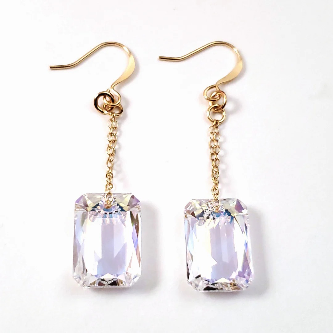 crystal earrings