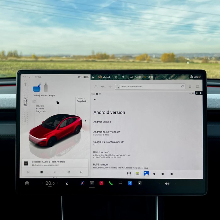 tesla tablet