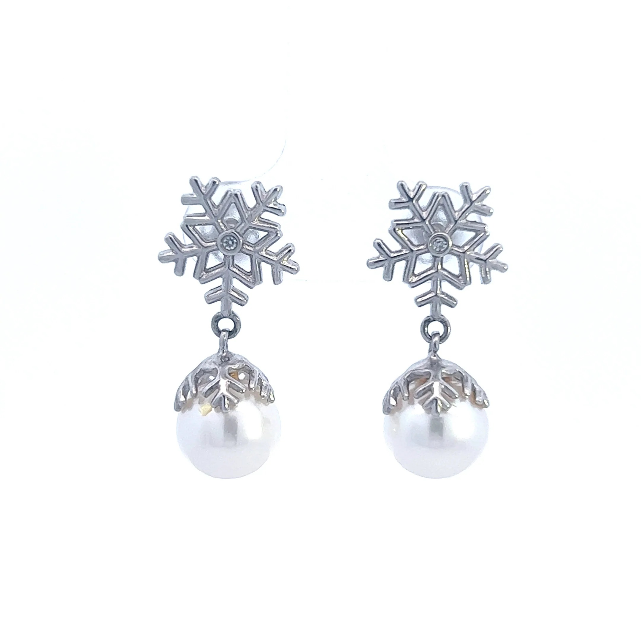 snowflake earrings