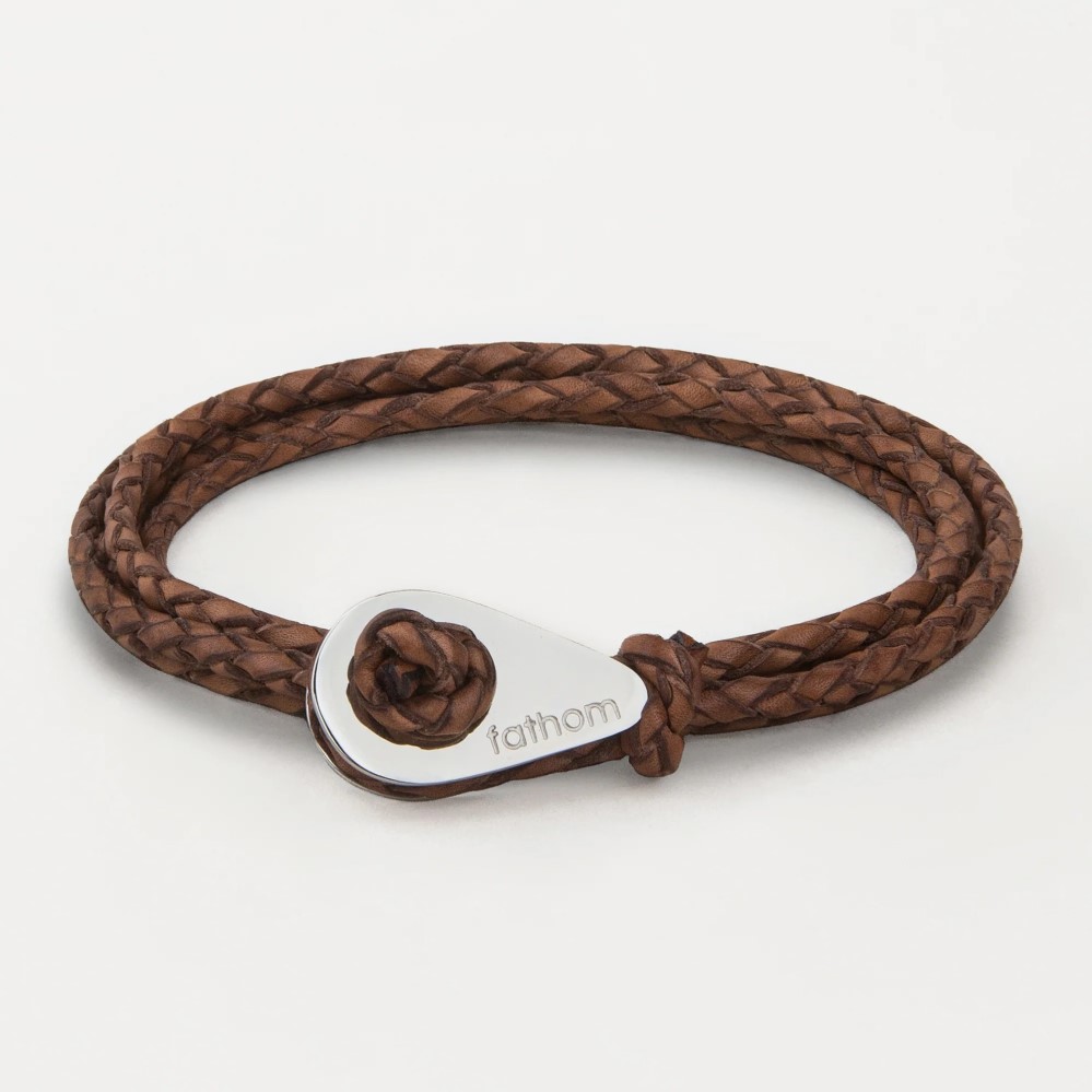 Mens Leather Bracelets with Magnetic Clasps or Braided Detail